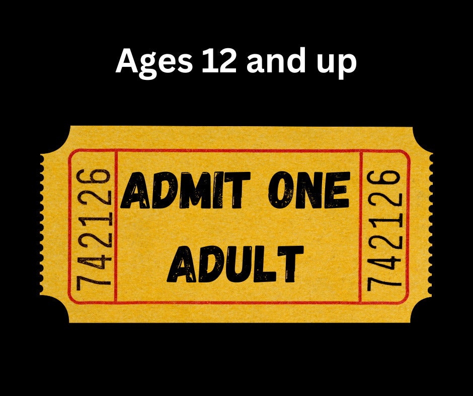 Adult Admission Ticket | Hulls Drive In Ticket Sales